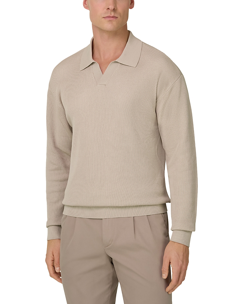Boggi Milano Cotton Silk Polo Shirt