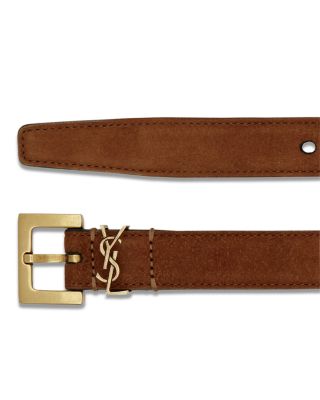  Cassandre Thin Belt with Square Buckle