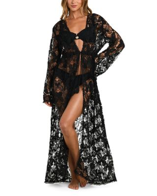 Butterfly Crocheted Cover Up Robe