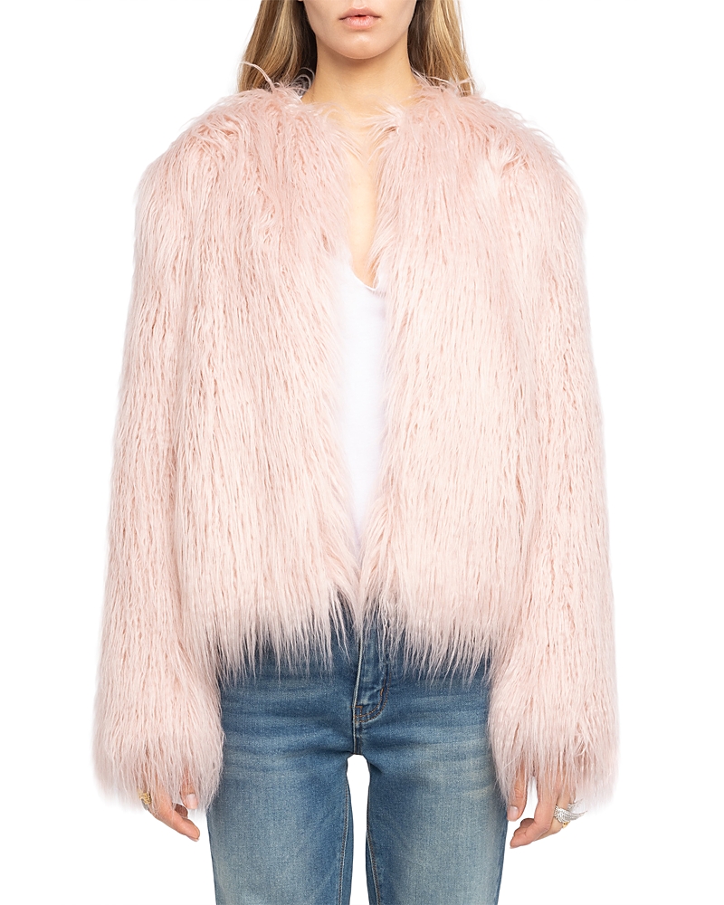 Zadig & Voltaire Freddie Faux Fur Coat