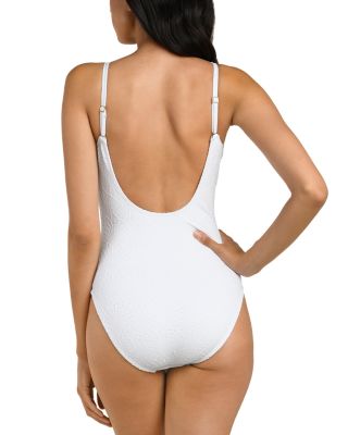 Shellbound Plunge One Piece Swimsuit