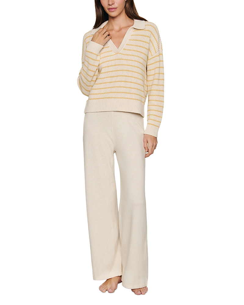 Eberjey Coastal Johnny Collar Sweater