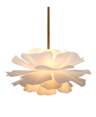  Zinnia 4-Light Acrylic Chandelier, Small