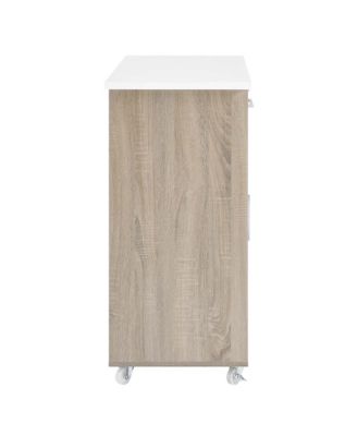 Culinary Kitchen Cart with Spice Rack