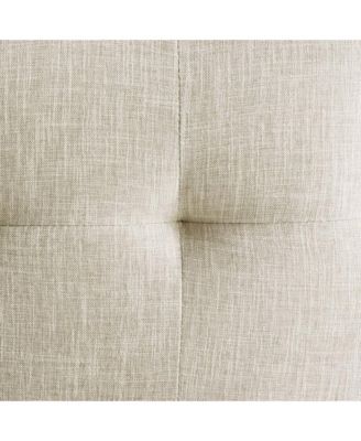 Privy Stainless Steel Upholstered Fabric Counter Stool