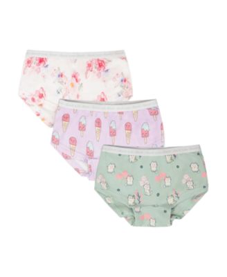 Girls' Boyshort Panties (Pack of 3) Organic Cotton - Little Kid, Big Kid