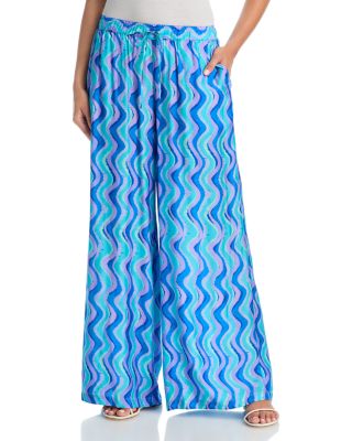 Wide Leg Swim Cover-Up Pants 