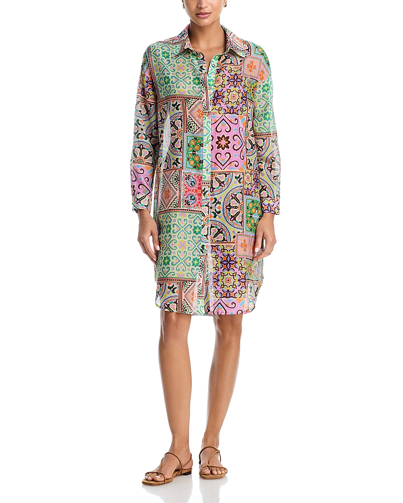 Johnny Was Long Shirt Dress Cover Up