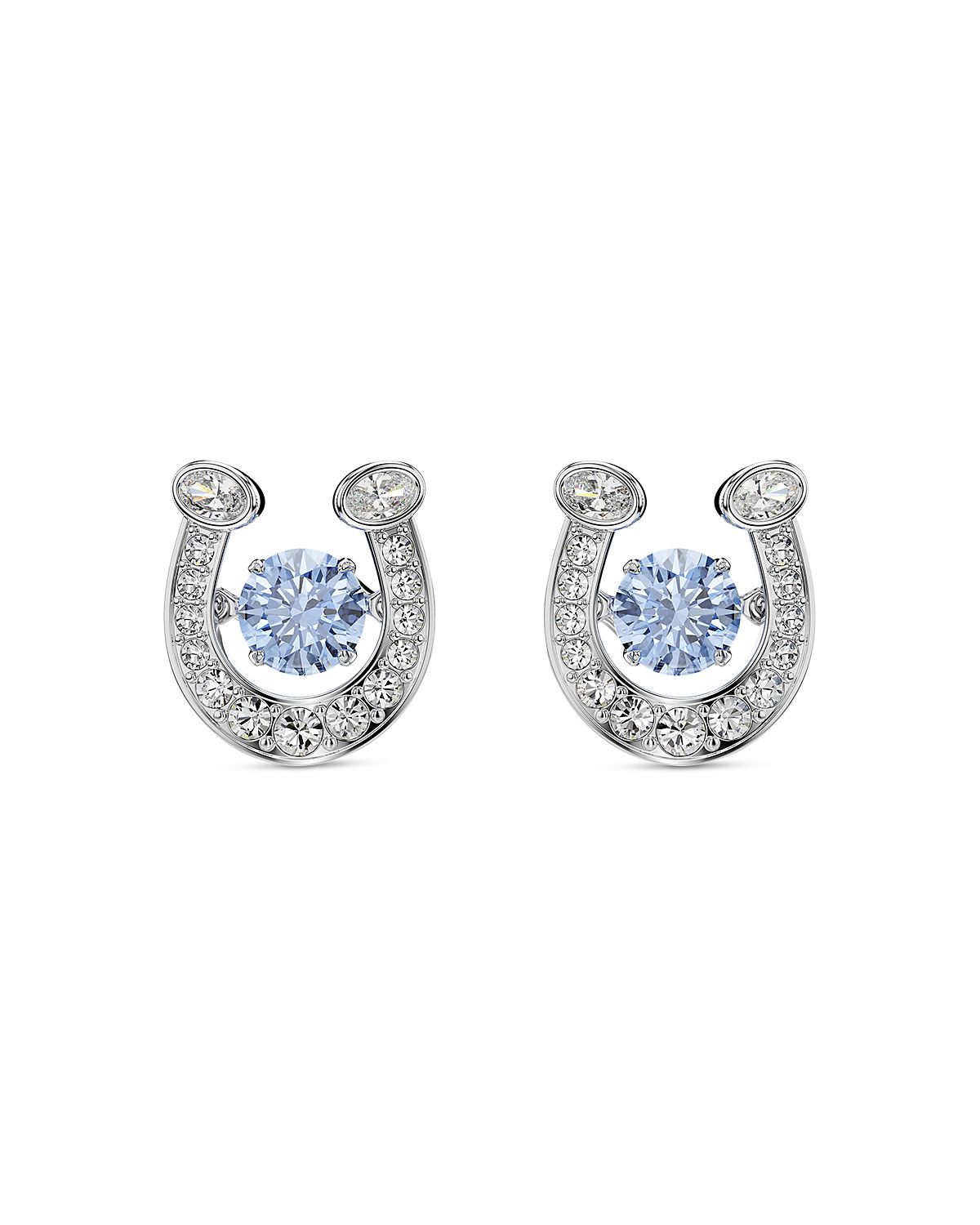 Swarovski Symbolica Crystal & Cubic Zirconia Horseshoe Stud Earrings