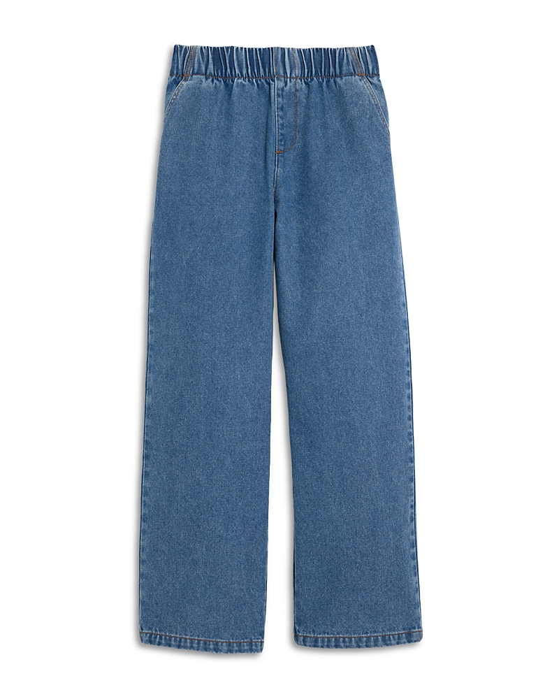 Aqua Girls' High Rise Wide Leg Denim Jeans, Big Kid - Exclusive