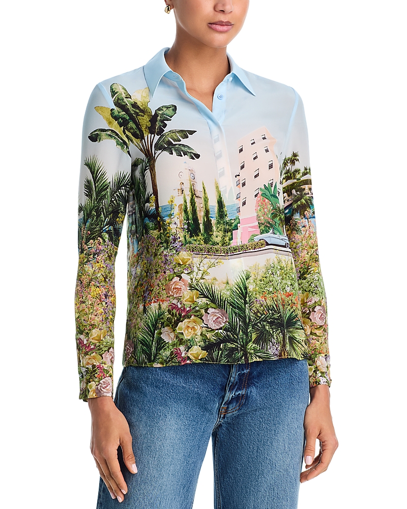 Alice and Oliva Willa Silk Shirt
