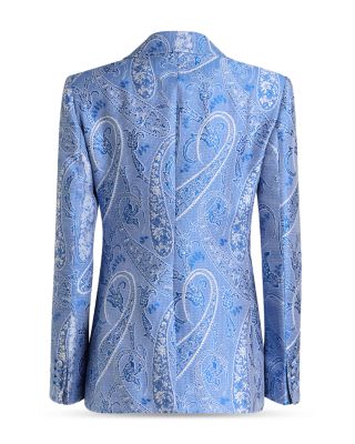 Fitted Jacket with Peak Lapel