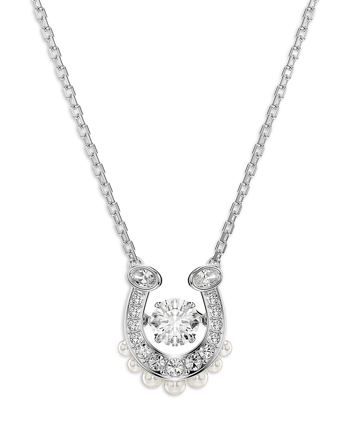 Swarovski Symbolica Mixed Stone Horseshoe Pendant Necklace, 16.5-19.25