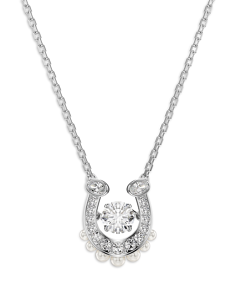 Swarovski Symbolica Mixed Stone Horseshoe Pendant Necklace, 16.5-19.25