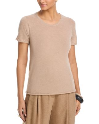 Machine Washable Cashmere Crewneck Tee