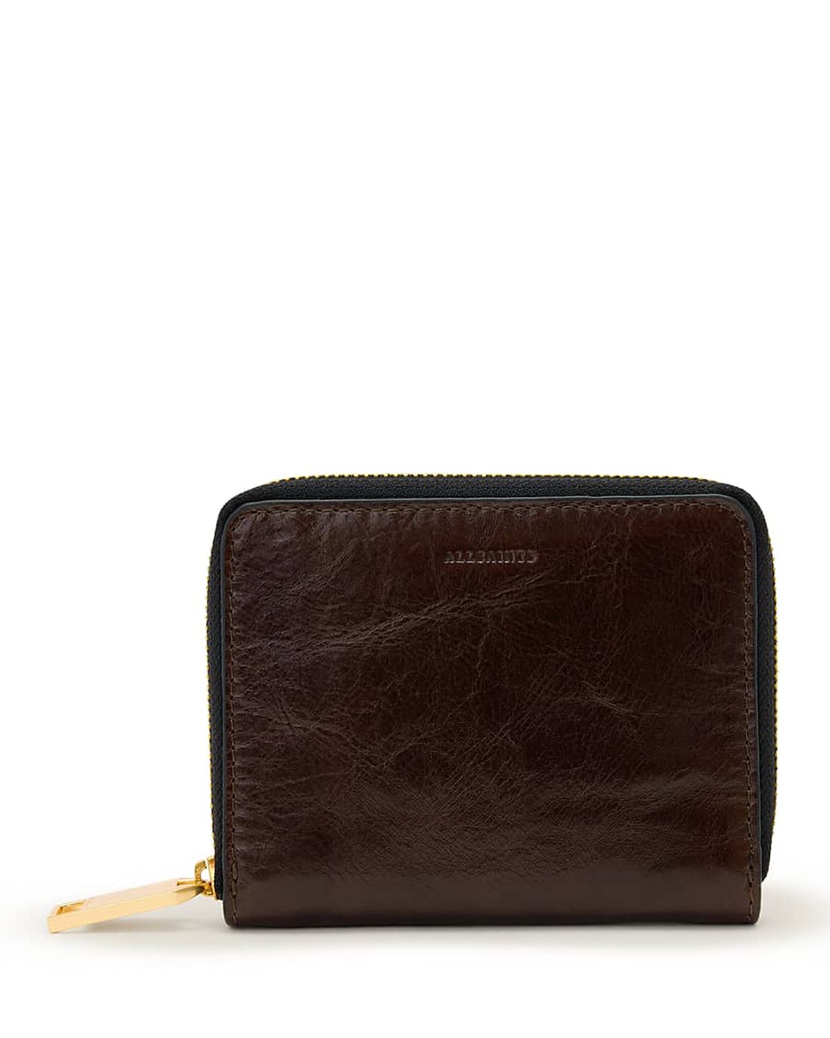 Allsaints Lena Hex Leather Zip Wallet