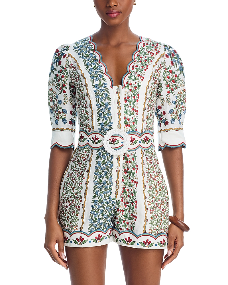 Farm Rio Fruit Beauty Belted Romper