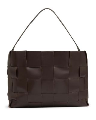 Large Woven Leather Tote