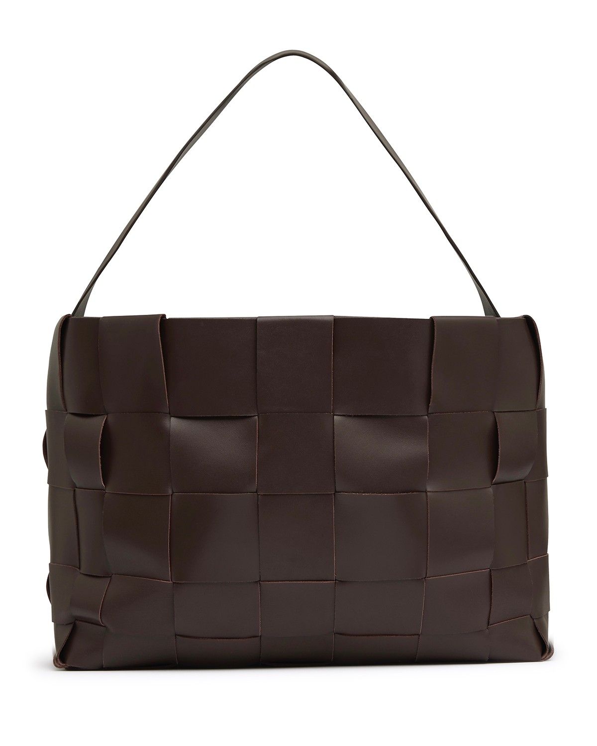 Large Woven Leather Tote