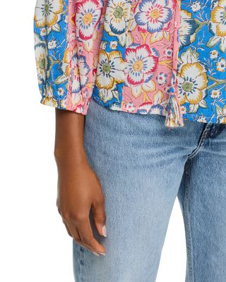 Reese Blouson Sleeve Boho Top