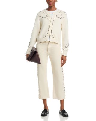 The Studded Wayne Jeans in Natural