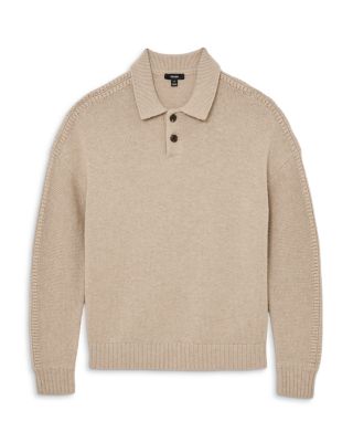 Ribbed Button Sweater