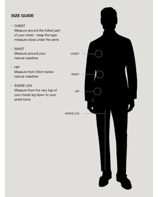 Plain Weave Tailored Fit Suit Jacket