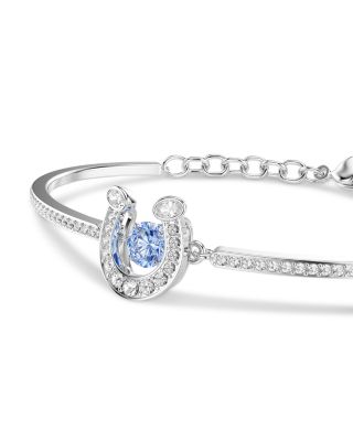 Symbolica Crystal & Cubic Zirconia Horseshoe Bangle Bracelet