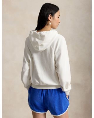 Shrunken Fit Polo Bear Terry Hoodie