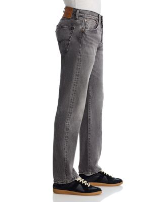 501 Relaxed Fit Jeans in Black Ash Selvedge - Exclusive