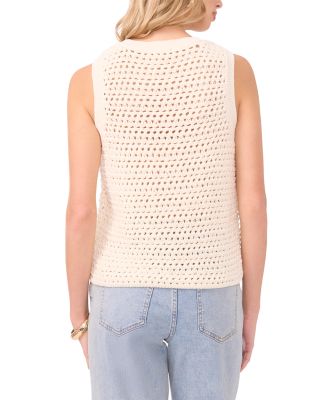 Openwork Crewneck Tank