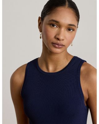 Rib Knit Sleeveless Sweater