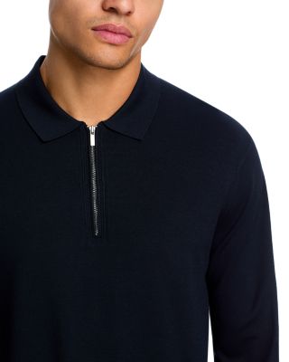 Polo Quarter Zip in Fine Bilen