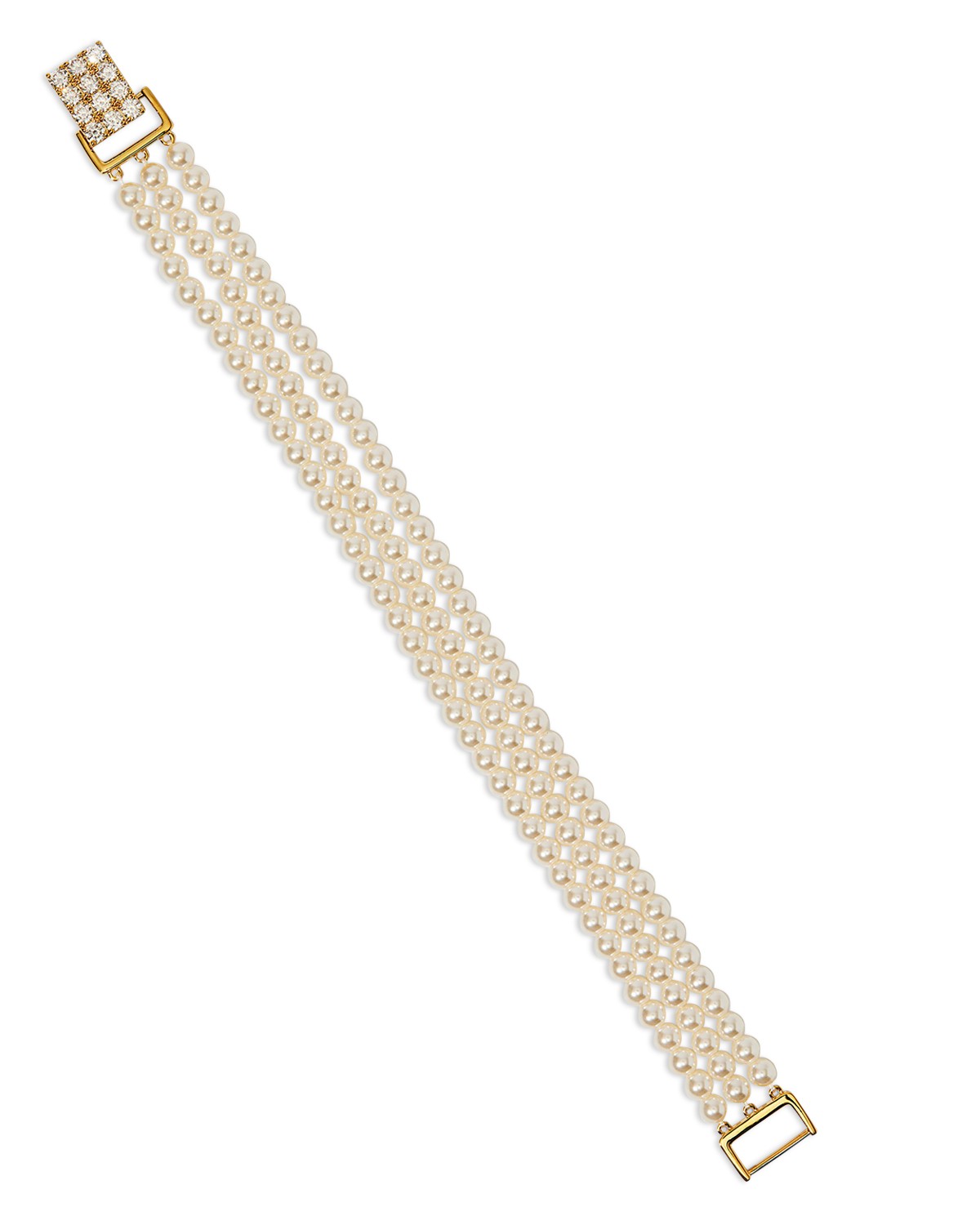 Madrid Triple Strand Imitation Pearl Bracelet