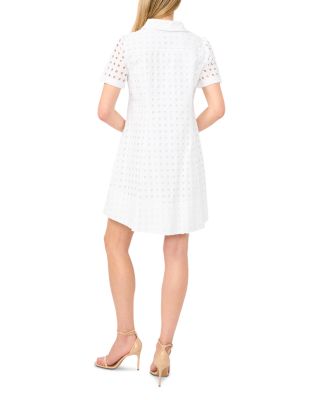 Collared Button Down Babydoll Dress