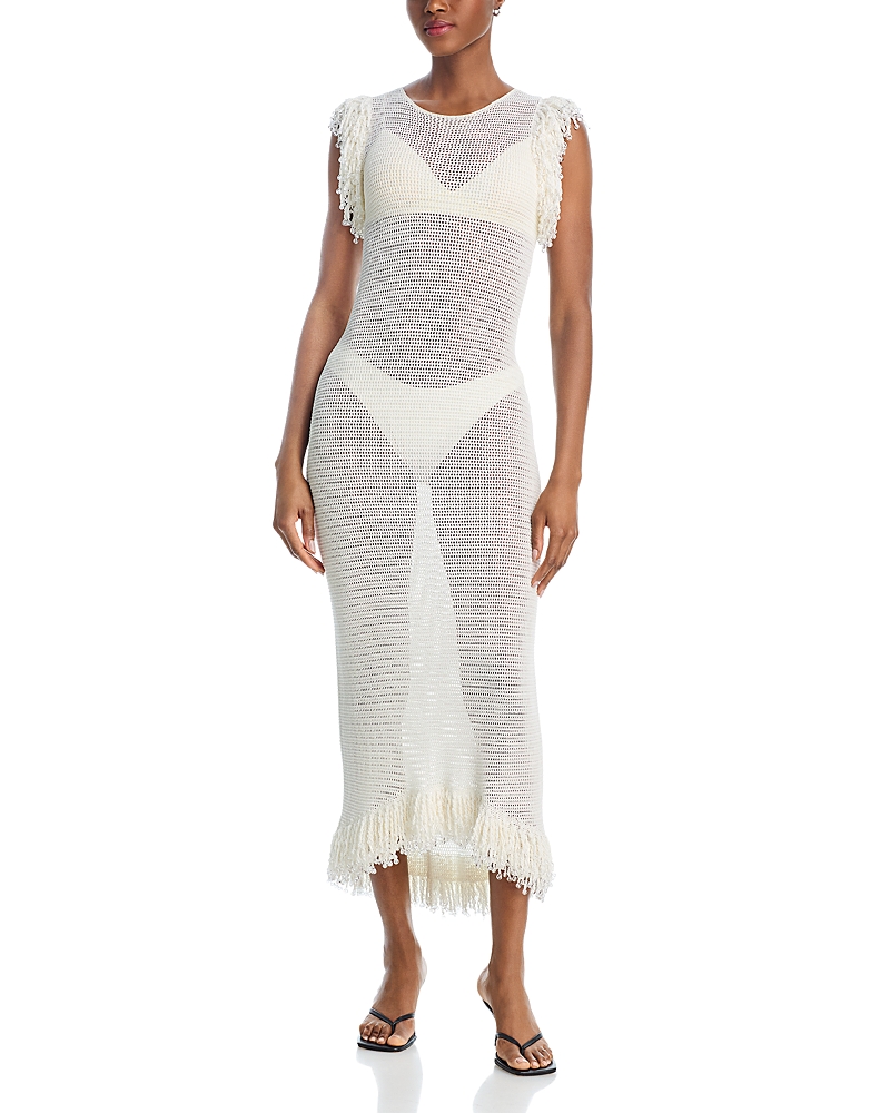 Paris Georgia Fringe Trim Dress