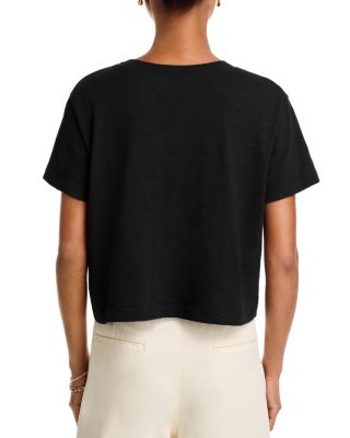Sabel Cropped Crewneck Tee
