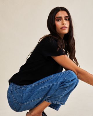 The Horseshoe High Rise Jeans in Medium Wash