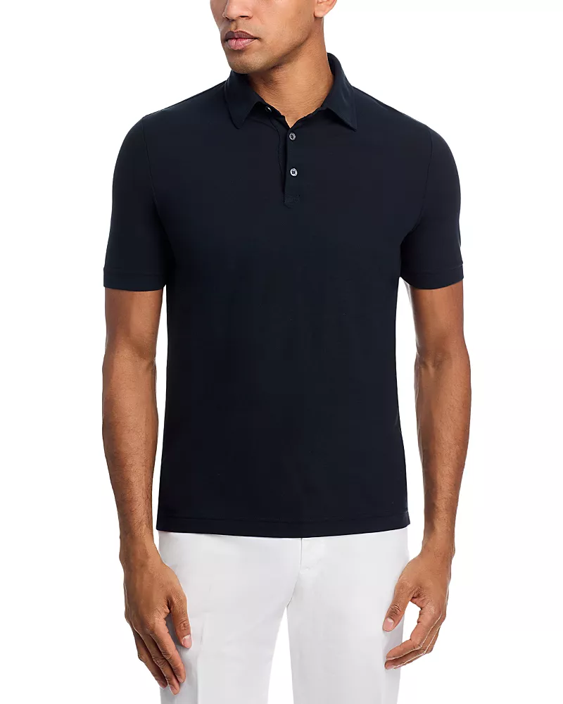 Slowear Ice Cotton Short Sleeve Polo Shirt