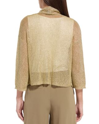 Oriana Metallic Shrug	