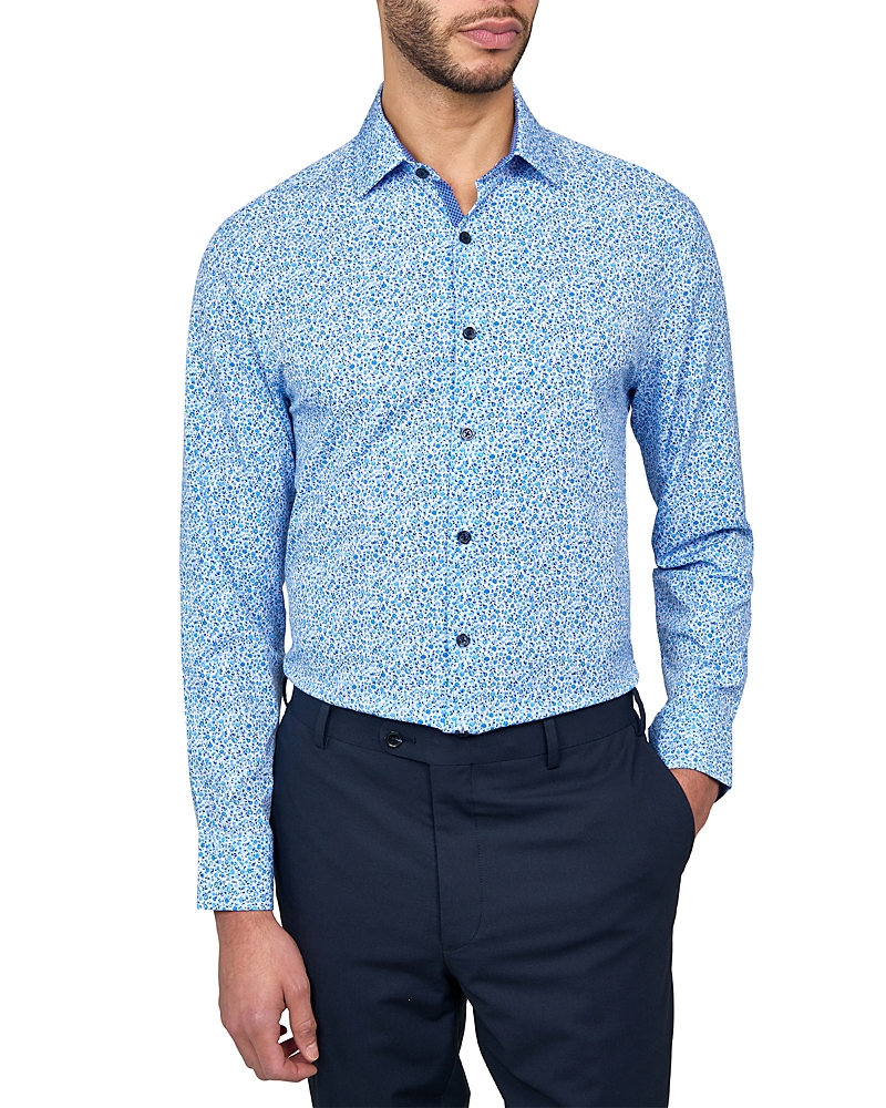 Wrk Slim Fit Floral Performance Dress Shirt