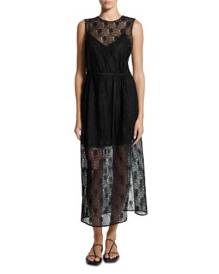Lace Tie Waist Dress  