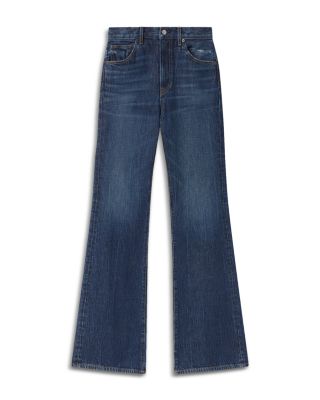 The 347 High Rise Flare Jeans in Dark Classic Blue