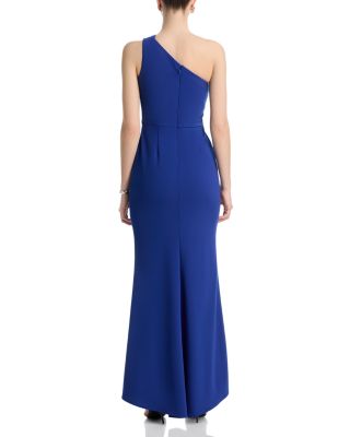 Cutout One Shoulder Gown - Exclusive