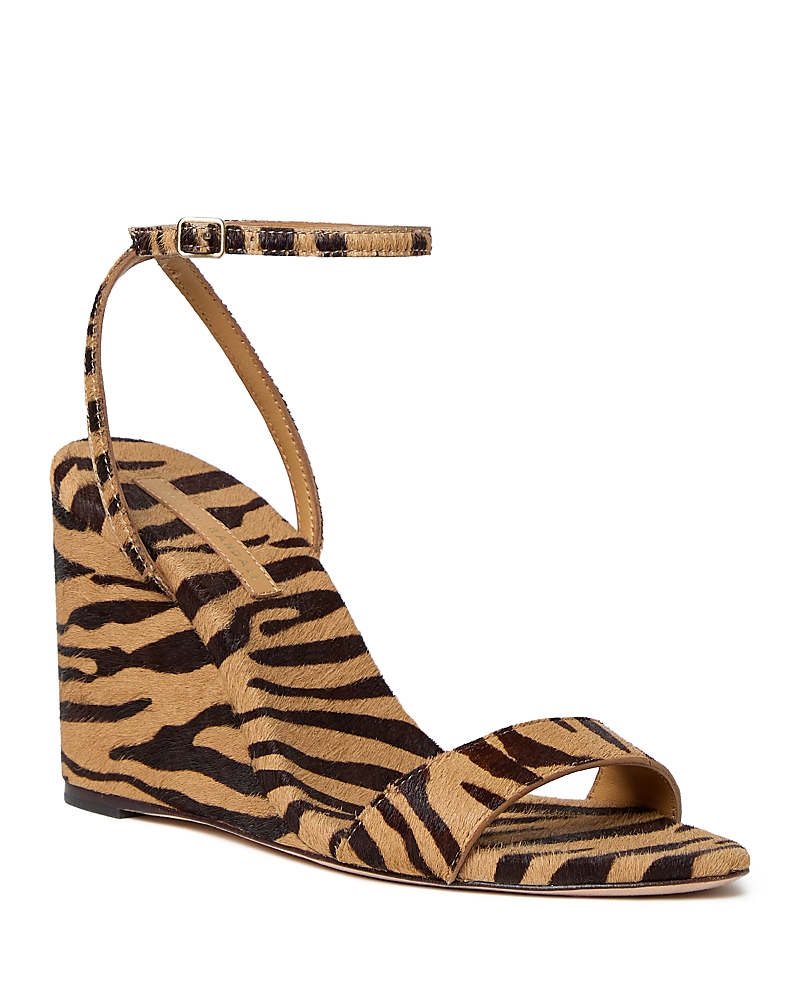 Loeffler Randall Women's Calf Hair Wedge Sandals