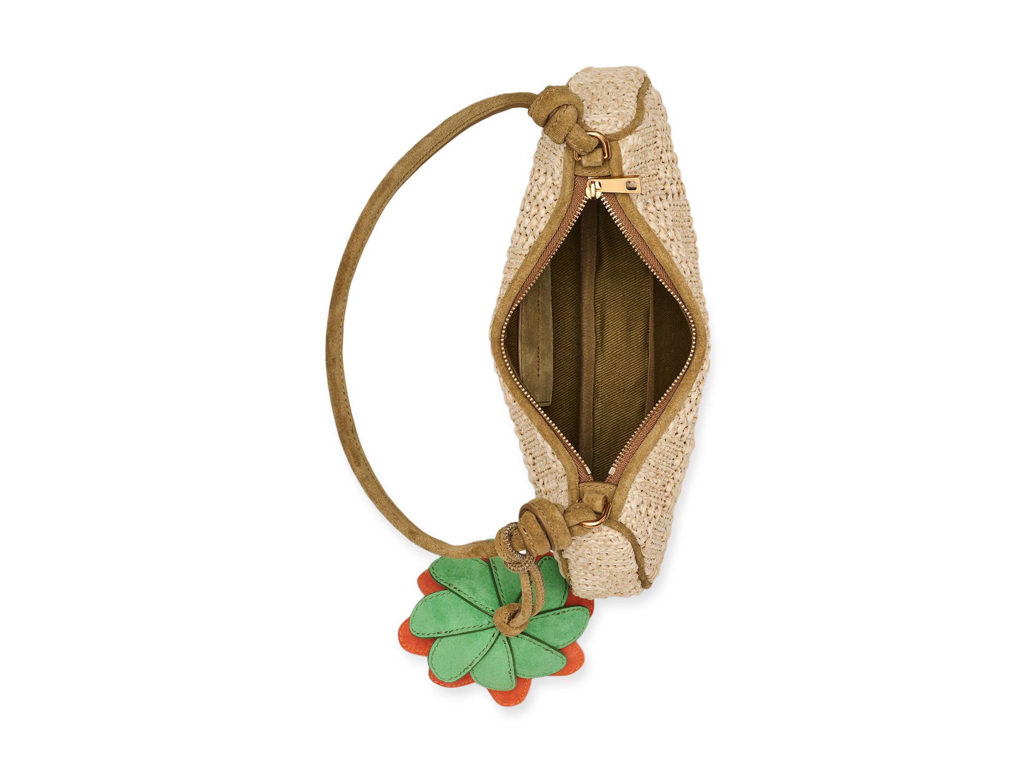 The Summer Woven Charm Shoulder Bag — Image 4