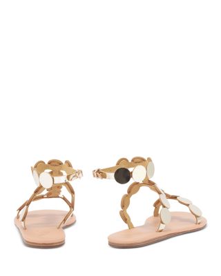 Women's Triton Mirror Gold Sandals