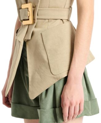  Belted Gabardine Anthem Jacket