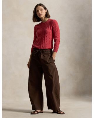 Cable Knit Cashmere Sweater