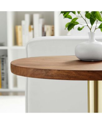Viva Round Acacia Wood Side Table